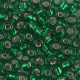 Miyuki seed beads 6/0 - Silverlined green 6-16 (6-146S)